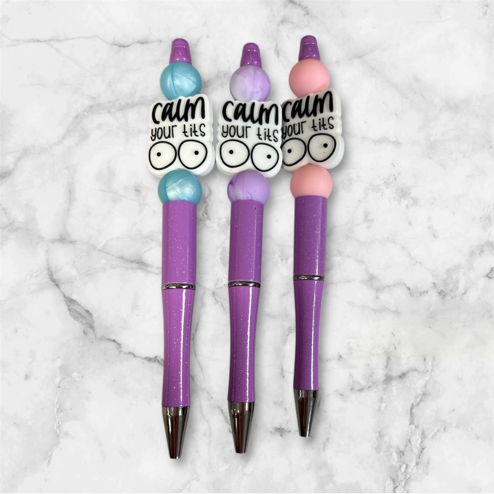 Calm Your (.)(.) Handcrafted Pen (1) Grab